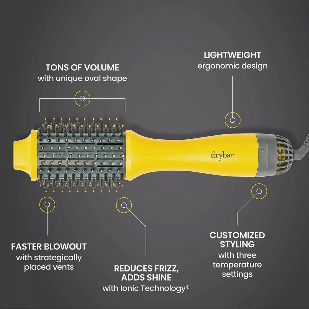 DryBar Double Shot Oval Blow-Dryer Brush - Picture 2 of 10